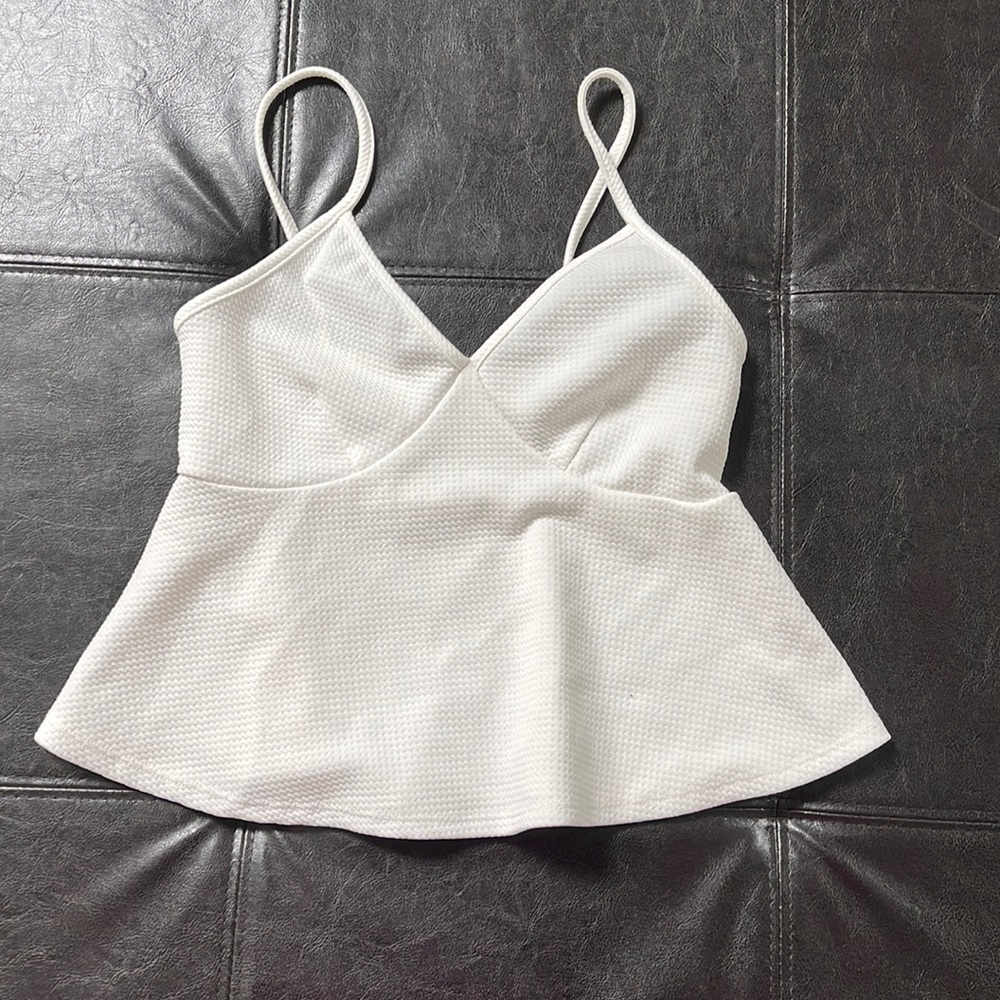 White crop tank